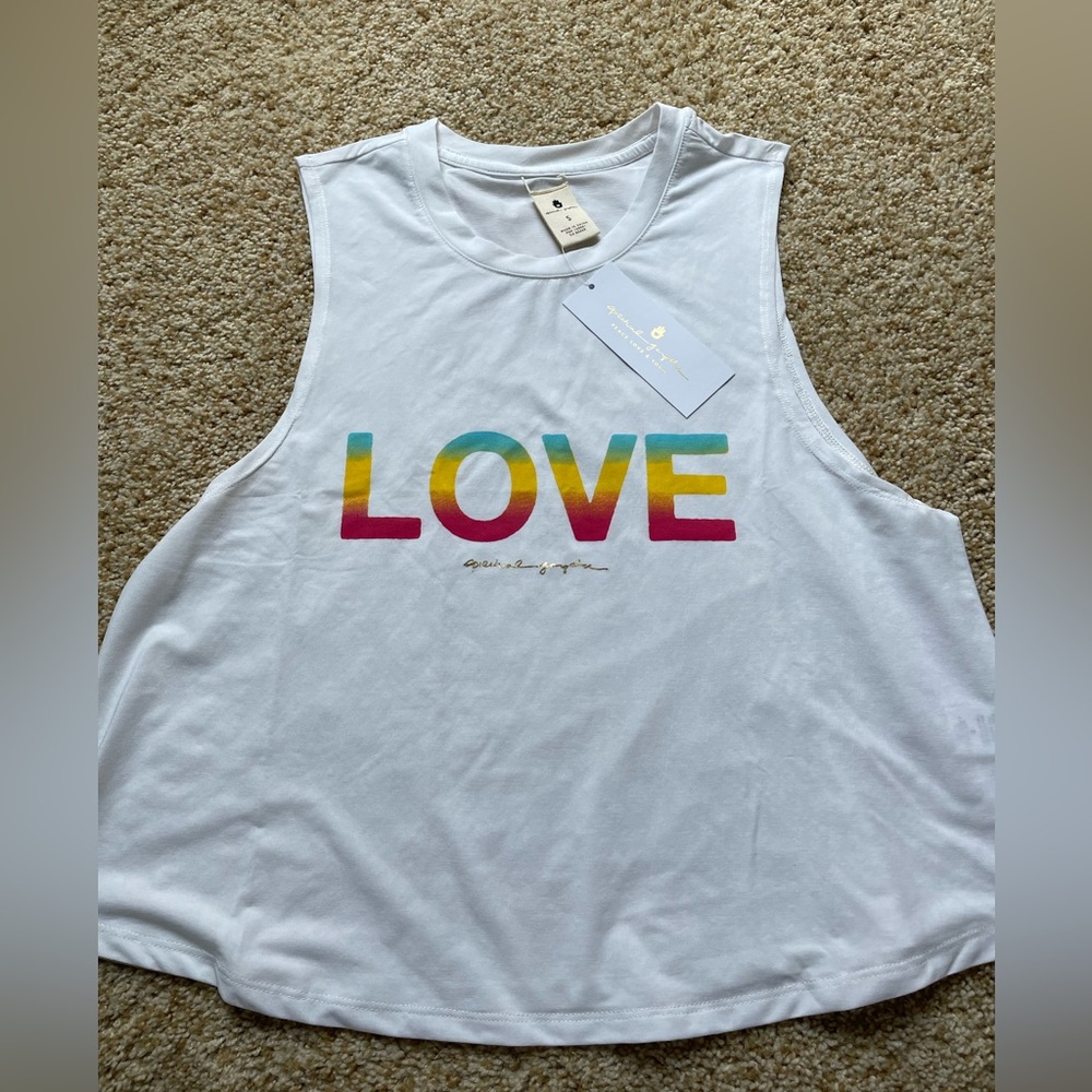 NWT Spiritual Gangster Love Crop Tank